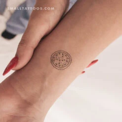 Pizza Temporary Tattoo (Set Of 3)