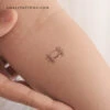 Crab Temporary Tattoo (Set Of 3) -Da Vinci Shop 1725964414856