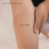 Handwritten Font Always Temporary Tattoo (Set Of 3) -Da Vinci Shop 1726227940242