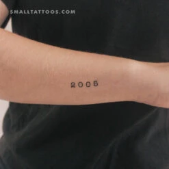 2005 Birth Year Temporary Tattoo (Set Of 3)