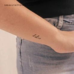 Handwritten LDN Temporary Tattoo (Set Of 3)