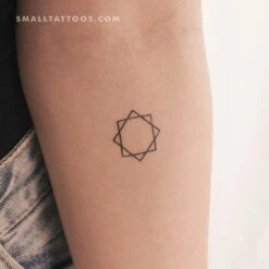 Star Of Lakshmi Temporary Tattoo (Set Of 3)