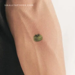 Green Tomato Temporary Tattoo (Set Of 3)