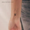 Gothic Style Uppercase L Letter Temporary Tattoo (Set Of 3) -Da Vinci Shop 1728467963435