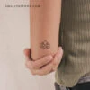 Lotus Hedgehog Temporary Tattoo (Set Of 3)