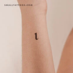 Iota ι Temporary Tattoo (Set Of 3)