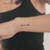 Morse Code X Temporary Tattoo (Set Of 3) -Da Vinci Shop 172892765554