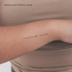 Small Memento Mori Temporary Tattoo (Set Of 3)