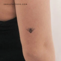 Ivy Mining Bee Temporary Tattoo (Set Of 3)