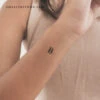 B Uppercase Serif Letter Temporary Tattoo (Set Of 3) -Da Vinci Shop 1730547263394