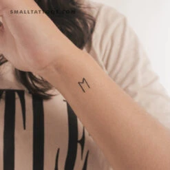 Ehwaz Rune Temporary Tattoo (Set Of 3)