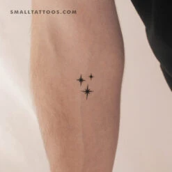 Small Stardust/Sparkle Temporary Tattoo (Set Of 3) -Da Vinci Shop 1730549621310