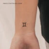 Gemini Zodiac Symbol Temporary Tattoo (Set Of 3) -Da Vinci Shop 1730809572177
