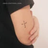 Minimalist Cross Shadow Temporary Tattoo (Set Of 3) -Da Vinci Shop 1730811178210