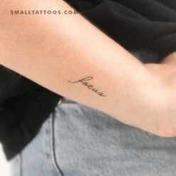 Focus Temporary Tattoo (Set Of 3)