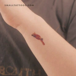 Parrot Temporary Tattoo (Set Of 3)