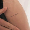 Live A Little Temporary Tattoo (Set Of 3) -Da Vinci Shop 1731853450597