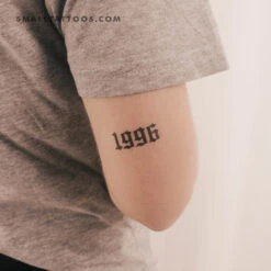 Gothic 1996 Temporary Tattoo (Set Of 3)