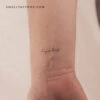 Handwritten Font Déjalos Temporary Tattoo (Set Of 3) -Da Vinci Shop 1733308884667