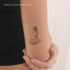 Botticelli's Venus Temporary Tattoo (Set Of 3)