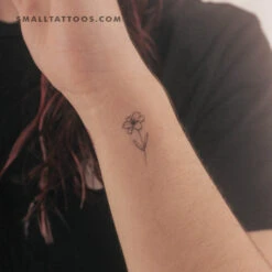 Lily Temporary Tattoo (Set Of 3)