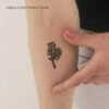 Jade Plant Temporary Tattoo (Set Of 3) -Da Vinci Shop 1734459713717