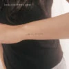 Handwritten We'll Be Alright Temporary Tattoo (Set Of 3) -Da Vinci Shop 1735319039980