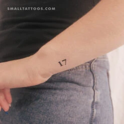 17 Temporary Tattoo (Set Of 3)