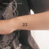 22 Temporary Tattoo (Set Of 3) -Da Vinci Shop 173531925554
