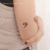 Small Bass Clef Temporary Tattoo (Set Of 3) -Da Vinci Shop 1736003859684