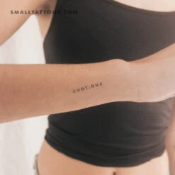 Continue Temporary Tattoo (Set Of 3)