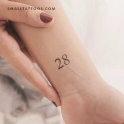 28 Temporary Tattoo (Set Of 3)