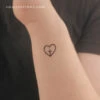 Cross Inside Heart Temporary Tattoo (Set Of 3) -Da Vinci Shop 1736274780383