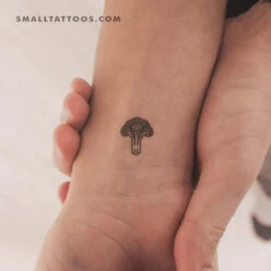 Little Broccoli Temporary Tattoo (Set Of 3)