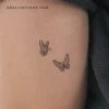 Delicate Butterfly Duo Temporary Tattoo (Set Of 3) -Da Vinci Shop 1736879514945