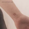 Tiny Red Heart Outline Temporary Tattoo (Set Of 3) -Da Vinci Shop 1739888759884