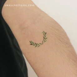 Laurel Wreath Temporary Tattoo By Zihee (Set Of 3)