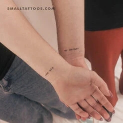 You Are My Person Temporary Tattoo - Set Of 3+3