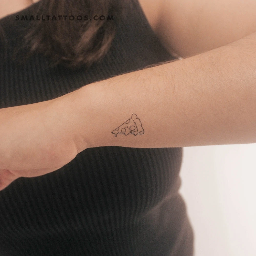 Pizza Slice Temporary Tattoo (Set Of 3) 4 Pizza Slice Temporary Tattoo (Set Of 3) - Image 2