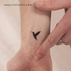 Hummingbird (Left) Temporary Tattoo (Set Of 3)