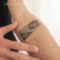 Creation Of Adam Temporary Tattoo (Set Of 3) -Da Vinci Shop 1740676613681