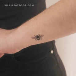 Bee Temporary Tattoo (Set Of 3) -Da Vinci Shop 174110615649