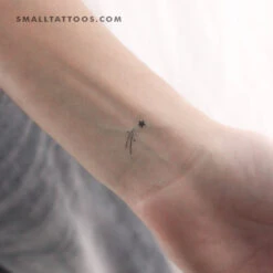 Small Shooting Star Temporary Tattoo (Set Of 3)