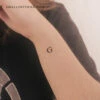 G Uppercase Serif Letter Temporary Tattoo (Set Of 3) -Da Vinci Shop 1741693787619