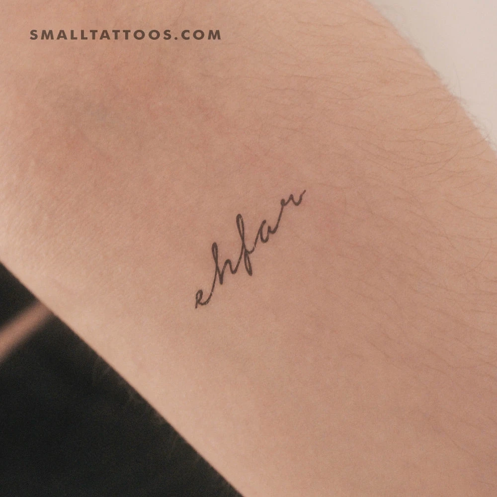 'ehfar' Temporary Tattoo (Set Of 3) 3 'ehfar' Temporary Tattoo (Set Of 3)