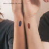 Matching Blue And Red Pill Temporary Tattoos - Set Of 3+3 -Da Vinci Shop 1741694815964
