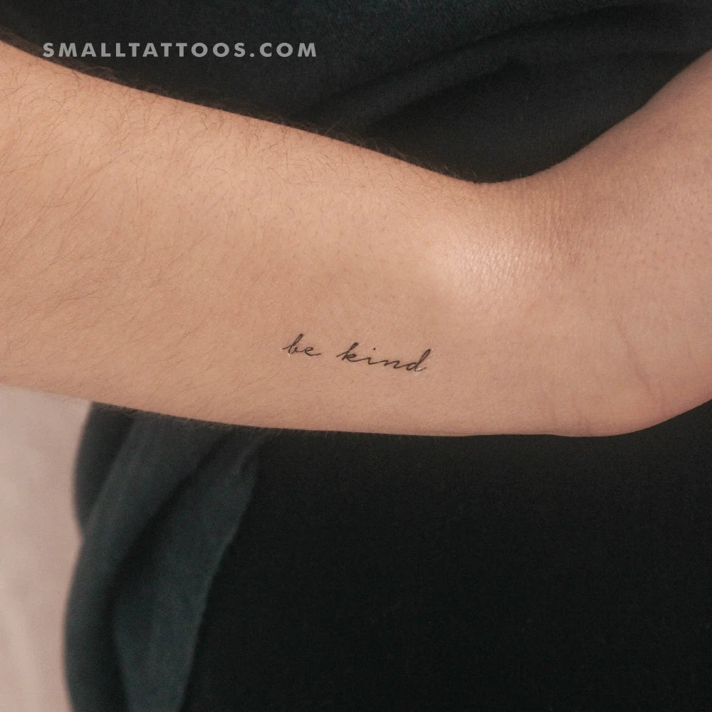 Be Kind Temporary Tattoo (Set Of 3) 4 Be Kind Temporary Tattoo (Set Of 3) - Image 2