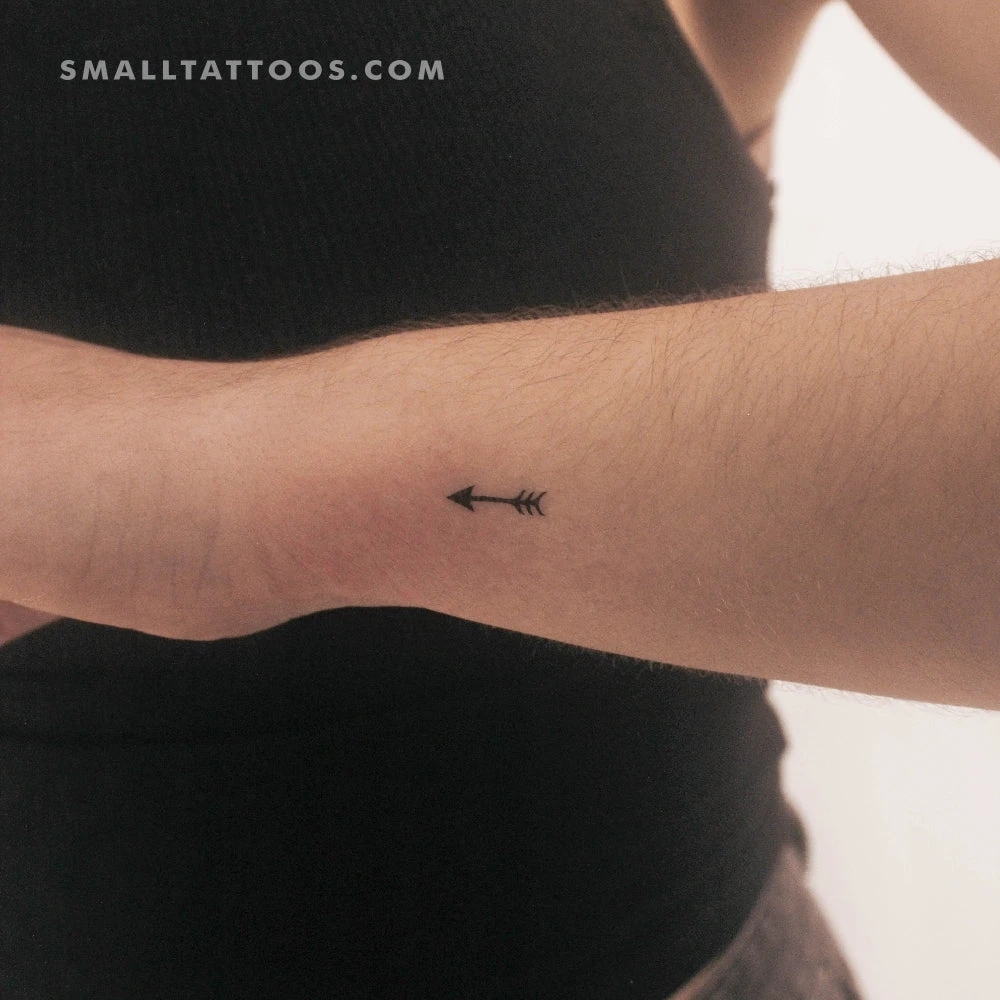 Tiny Arrow Temporary Tattoo (Set Of 3) 4 Tiny Arrow Temporary Tattoo (Set Of 3) - Image 2