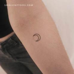 Crescent And Star Dots Temporary Tattoo (Set Of 3) 7 Crescent And Star Dots Temporary Tattoo (Set Of 3) -Da Vinci Shop 1742313704163