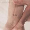 Small 444 Angel Number Temporary Tattoo (Set Of 3) -Da Vinci Shop 1742314031752